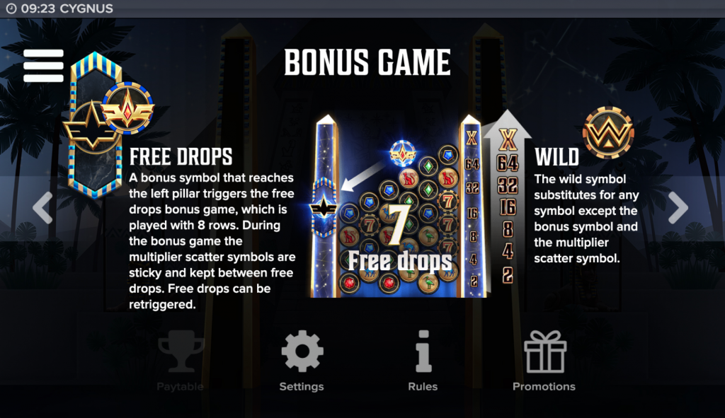 cygnus bonus games
