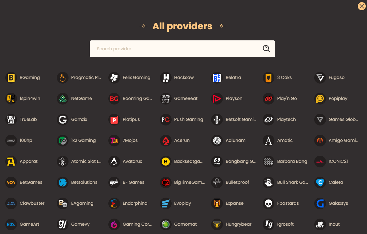 slots providers